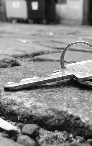 Ist der Schlüssel erst verloren ist die Panik nicht weit Schluessel verloren in Brill